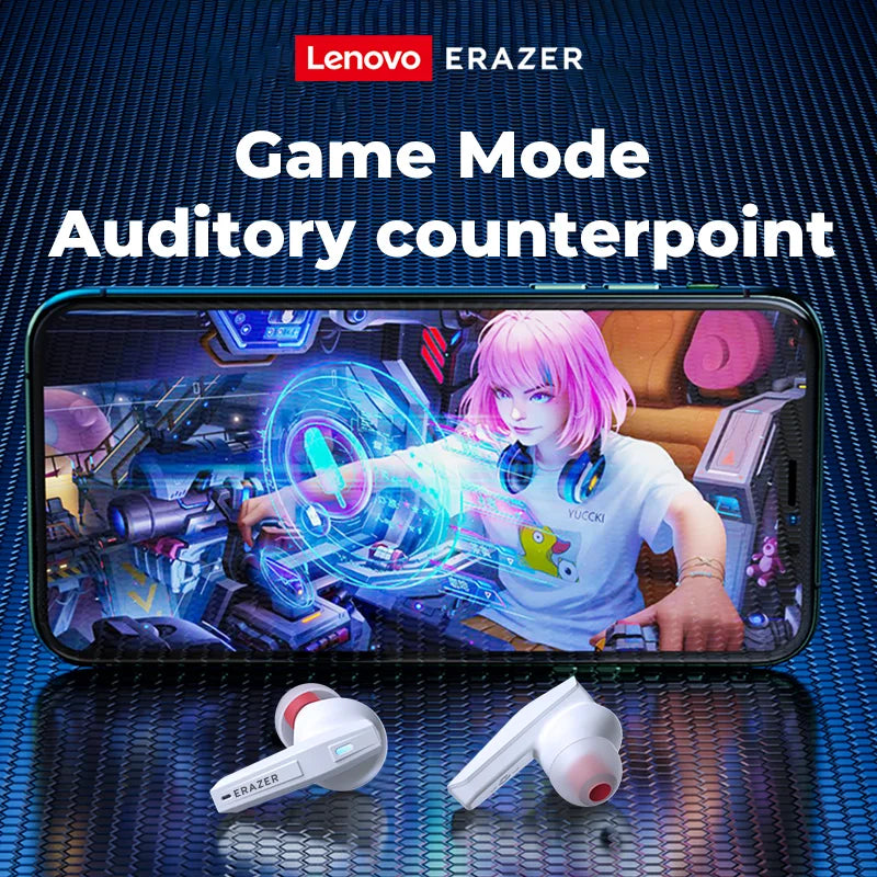 Lenovo ERAZER Bluetooth 5.4 Gaming Earphones
