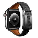 Elegant Thin Leather Magnetic Strap for Apple Watch
