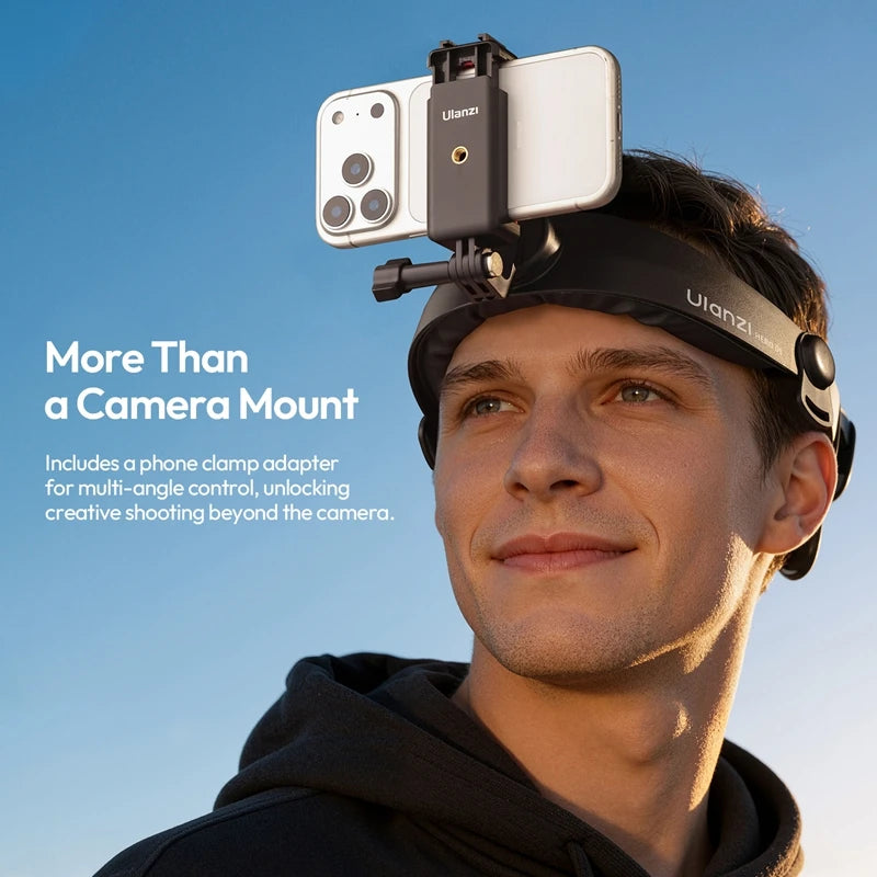 Ulanzi HERO 01 Head Strap Mount for Action Cameras