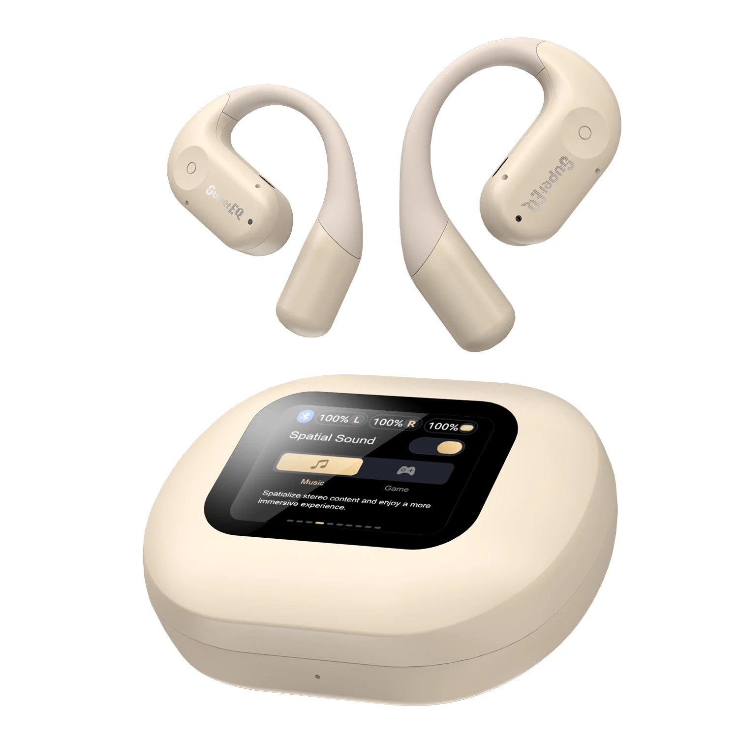 OneOdio SuperEQ 802 Open-Ear Bluetooth Earphones with LED Display