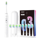 Yunchi C3 Sonic Electric Toothbrush with 5 Modes and Replacement Heads
