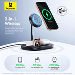 Baseus EnerFill FS41 3-in-1 Wireless Charging Stand with TEC Cooling Cosmic