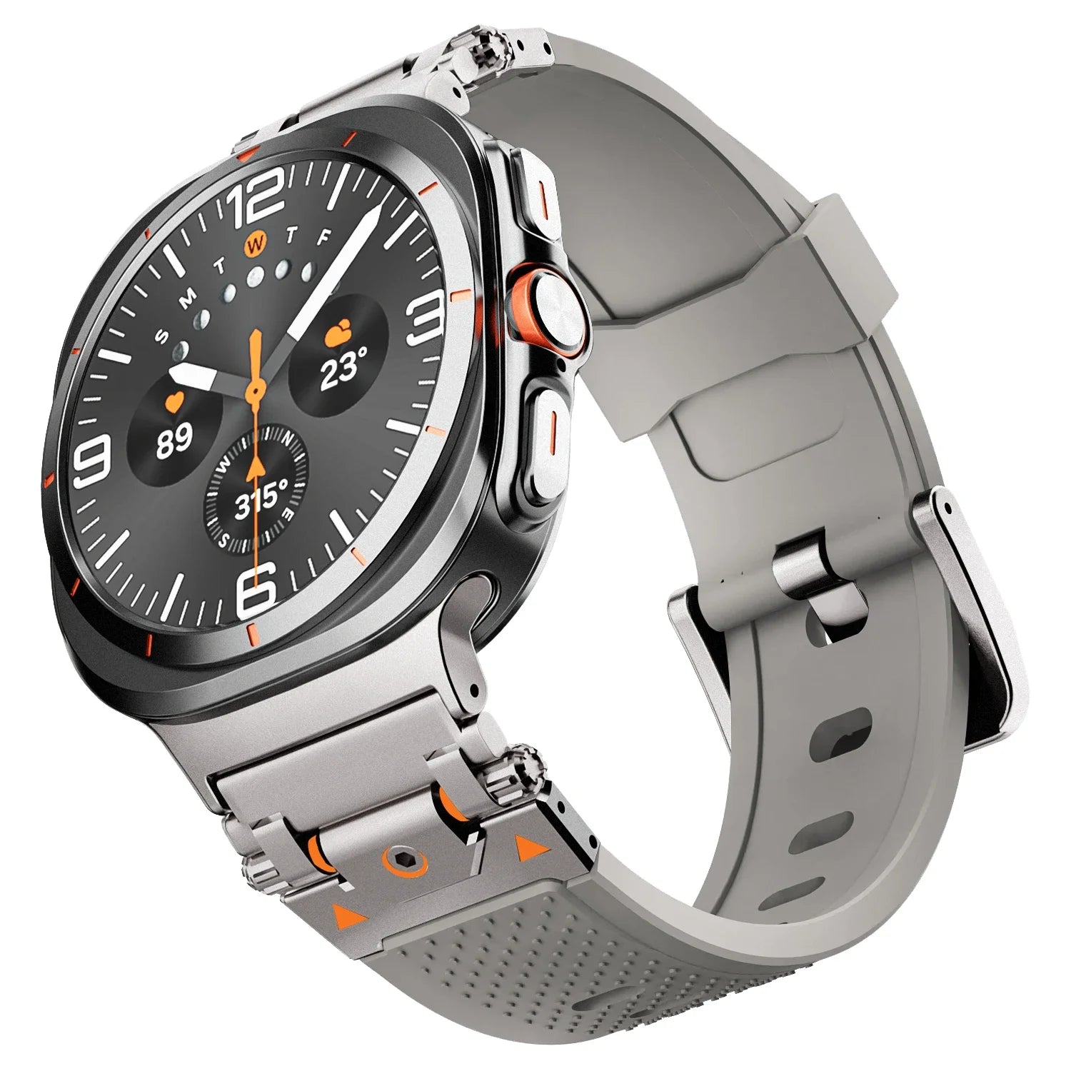 Rugged TPU Silicone Band for Samsung Galaxy Watch Ultra