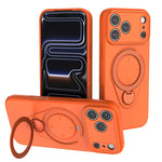 Full Protection MagSafe Case with Rotating Ring Stand for iPhone 17 Series