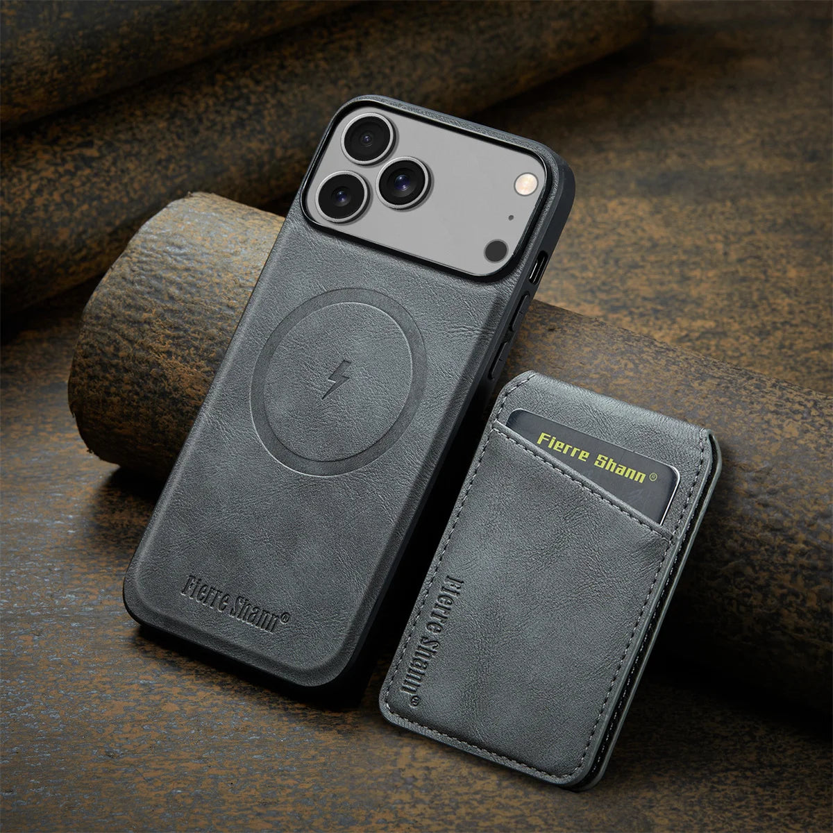 2-in-1 Detachable Magsafe Leather Wallet Case for iPhone 17 Series