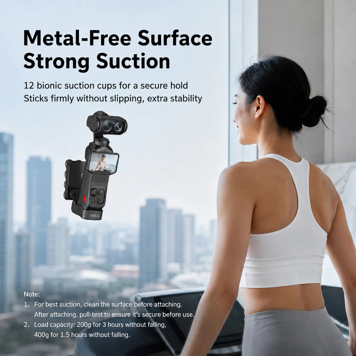 180° Adjustable Magnetic Mount for Insta360 Luna
