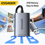 Essager 2-in-1 USB-A Type-C Card Reader