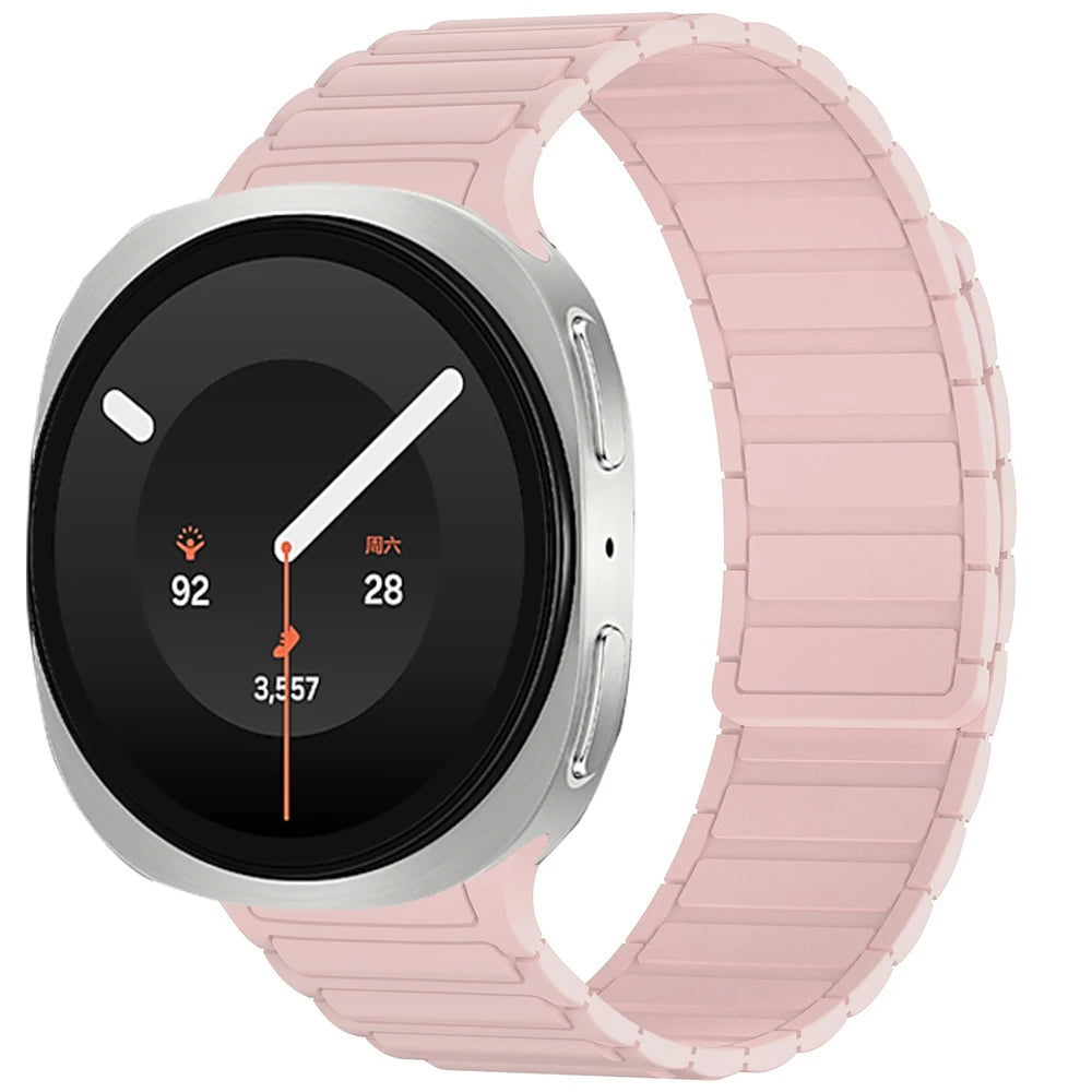 Magnetic Clasp Segmented Link Watch Band for Samsung Galaxy Watch 9