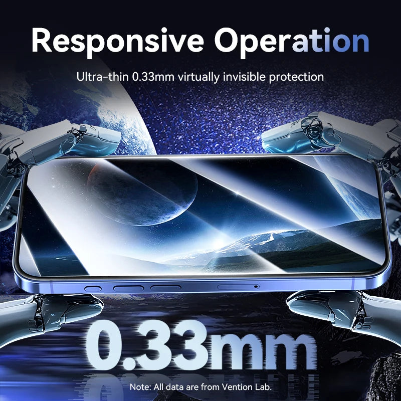 Ultra-Thin HD Tempered Glass Screen Protector for iPhone 16 Series
