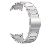 Titanium Link Bracelet Band with Magnetic Light-Up Buckle for Samsung Galaxy Watch Ultra 2