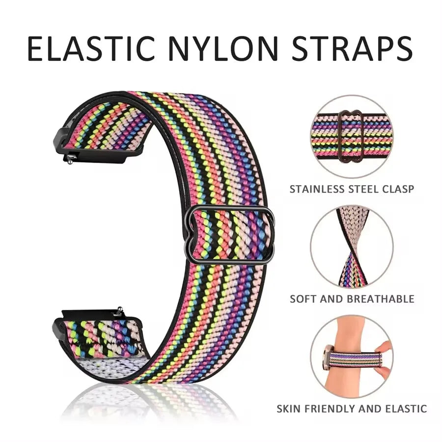 Elastic Braided Loop Band for Samsung Galaxy Watch 8 & Galaxy Watch 8 Classic