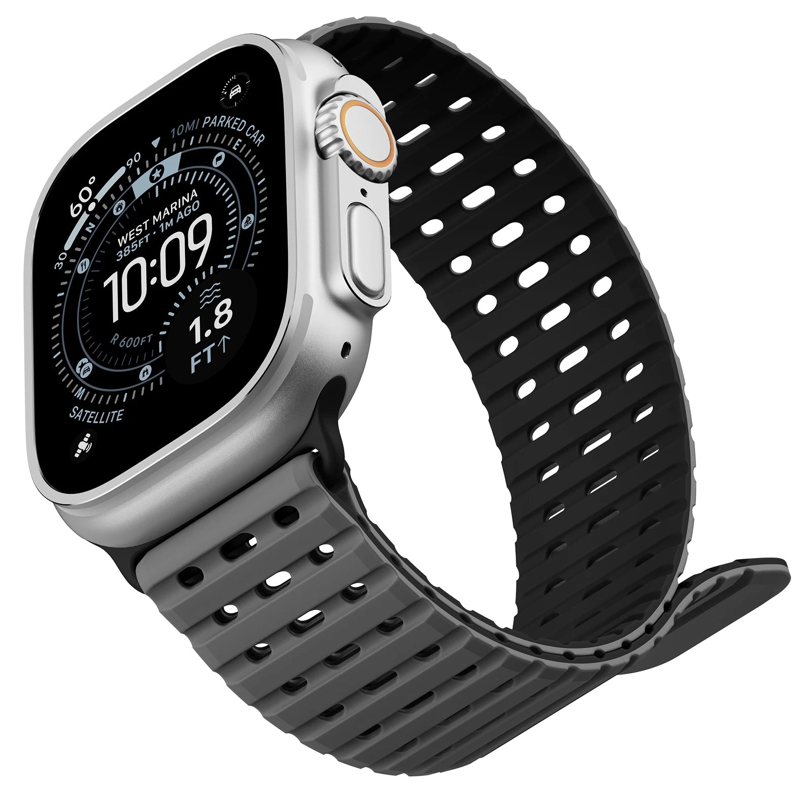 Lightweight Breathable Silicone Strap for Apple Watch