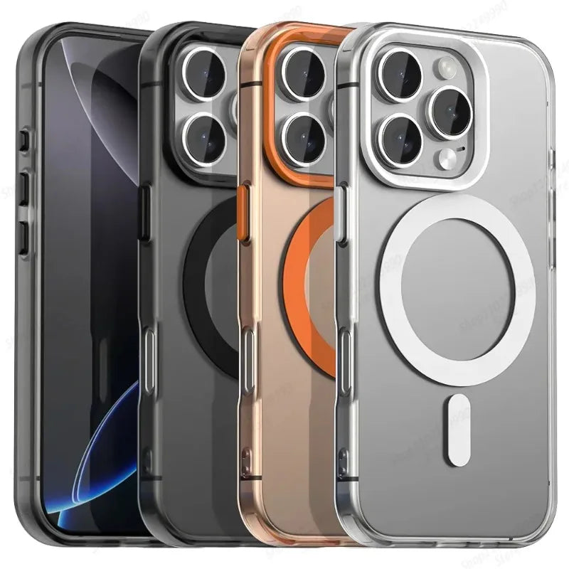 Premium Translucent MagSafe Case for iPhone 16 Series