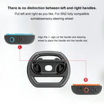 4-Pack Racing Steering Wheel Controllers for Nintendo Switch 2 Joy-Con