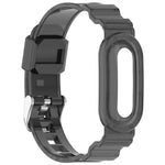 Transparent Protective Case with Adjustable Silicone Band for Google Fitbit Air