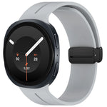 Silicone Smartwatch Band with Magnetic Snap Closure for Samsung Galaxy Watch 9
