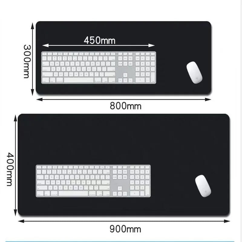 Black Geometric Aesthetics Gaming Mouse Pad