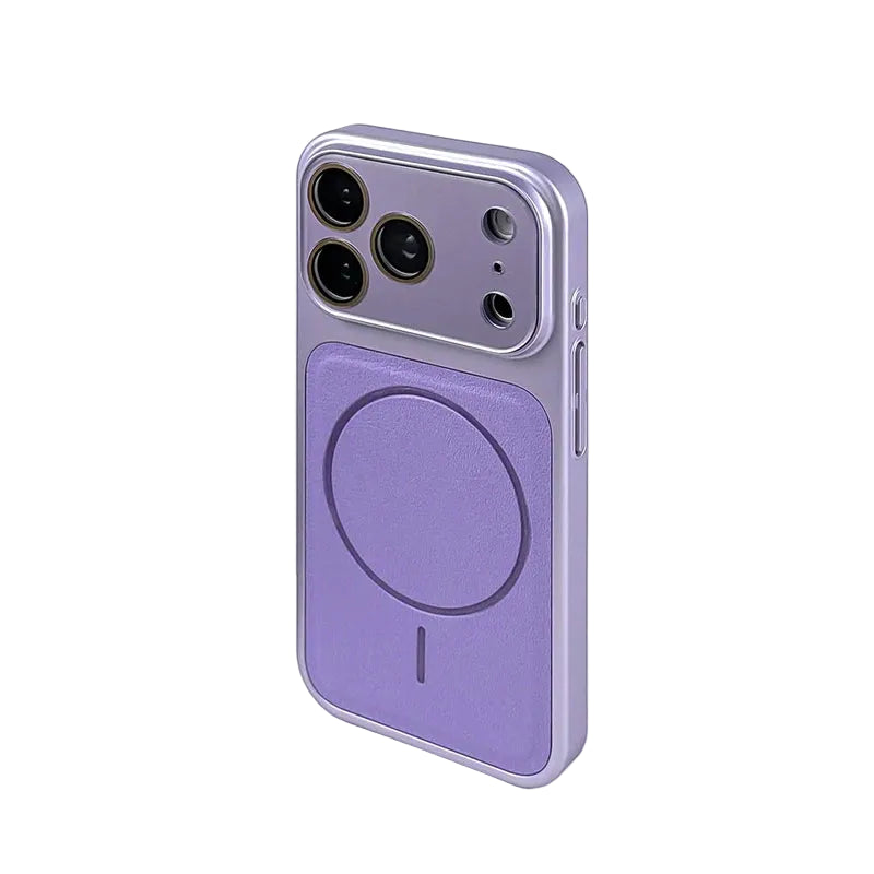 MagSafe Compatible Lychee Texture Case for iPhone 17 Series