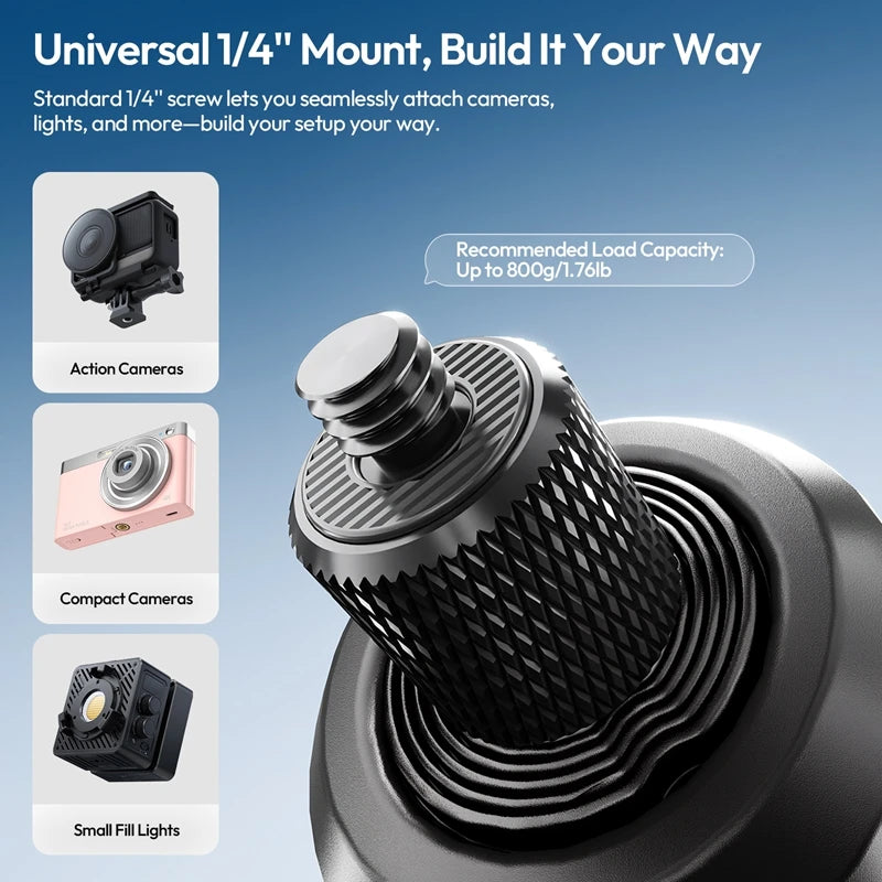 Ulanzi TT91 Auto-Open Extension Pole Selfie Stick Tripod