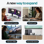 MOVESPEED DK5A1 13-in-1 USB-C Hub & Stand for Mac Mini M4/M4Pro