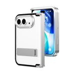 Aluminum Alloy Kickstand Case with Full Hinge Protection for iPhone Duo