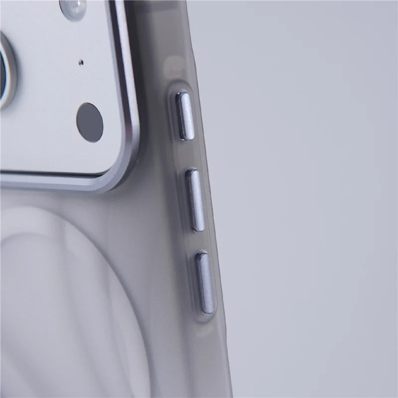 MagSafe Compatible Translucent Gradient Art Case for iPhone 17 Series