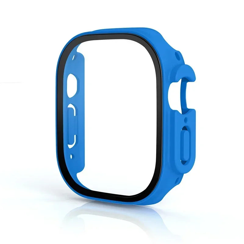 Tempered Glass Screen Protector + PC Bumper Case for Apple Watch Ultra