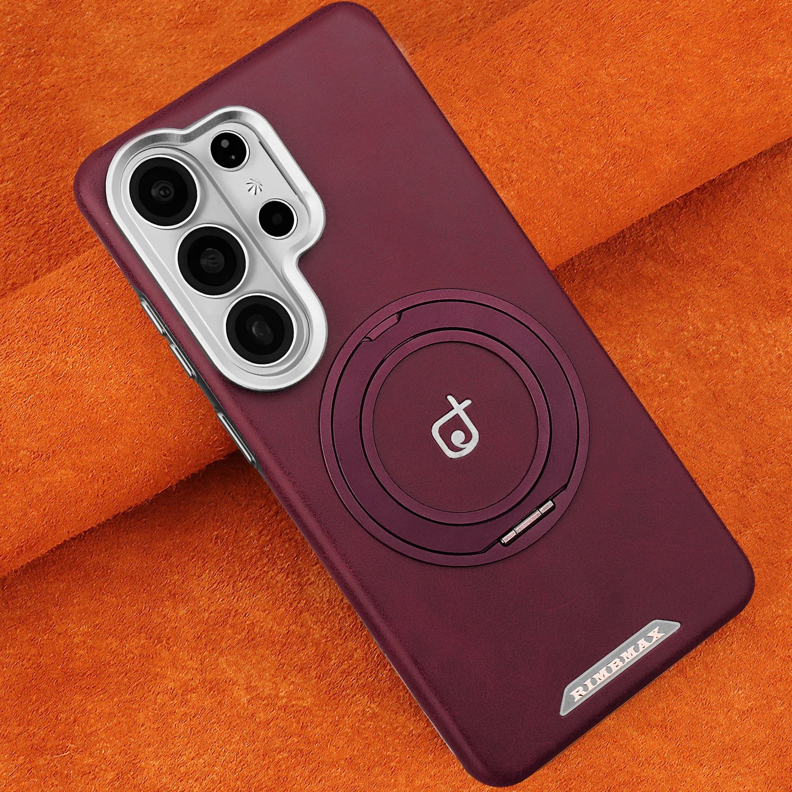 Luxury Business Magnetic Case with 360 Rotating Bracket for Samsung Galaxy S26 Series