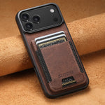 Premium PU Leather Wallet Case for iPhone 17 Series