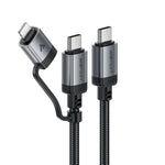 ACEFAST 2-in-1 MFi Certified USB-C to USB-C & Lightning Cable