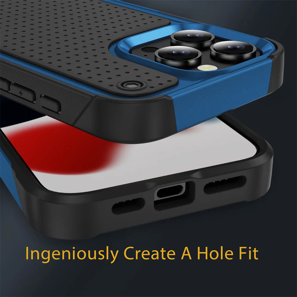 Heavy Duty Protective Armor Case for iPhone 15 Series