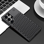 Shockproof Aluminum Metal Bumper Shell with Perfume Cooling Design for Samsung Galaxy S24 Series