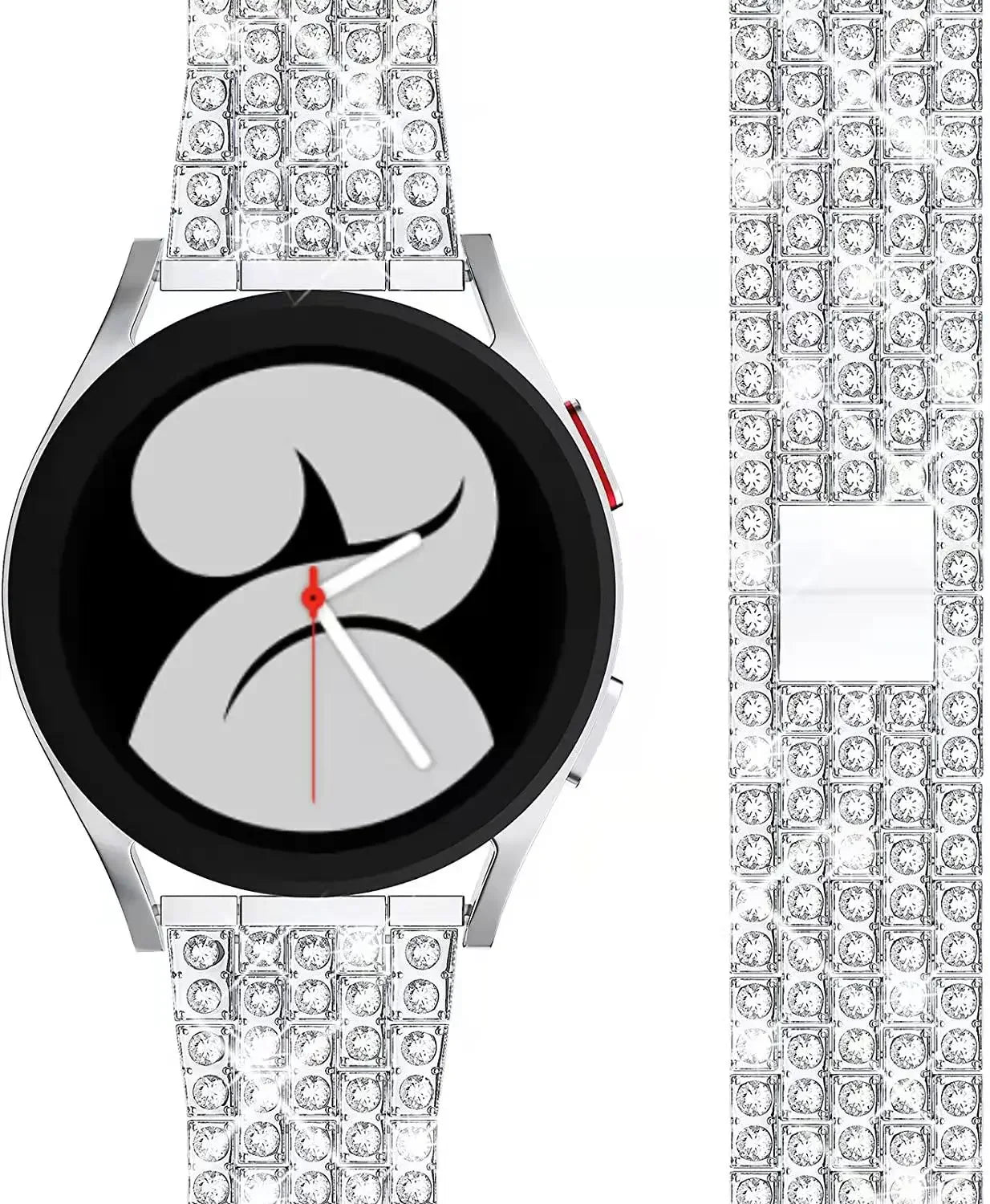 Luxury Stone-Embellished Metal Band for Samsung Galaxy Watch 6 & Galaxy Watch 6 Classic