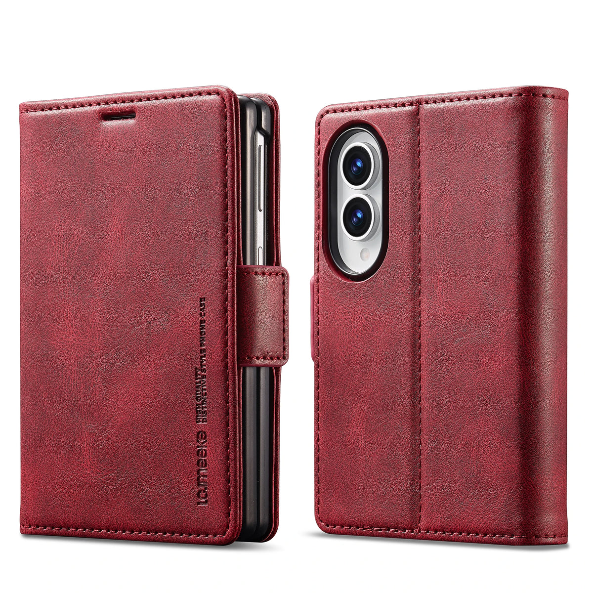 Leather Flip Kickstand Wallet Case with 2-Card Storage for Samsung Galaxy Z Fold 8