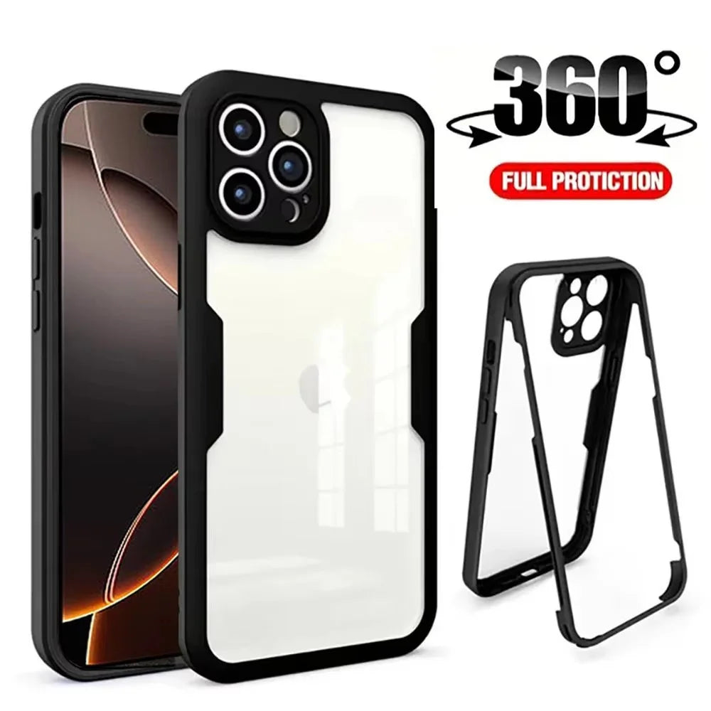 360-Degree Full Protection Screen Case for iPhone 16 Series
