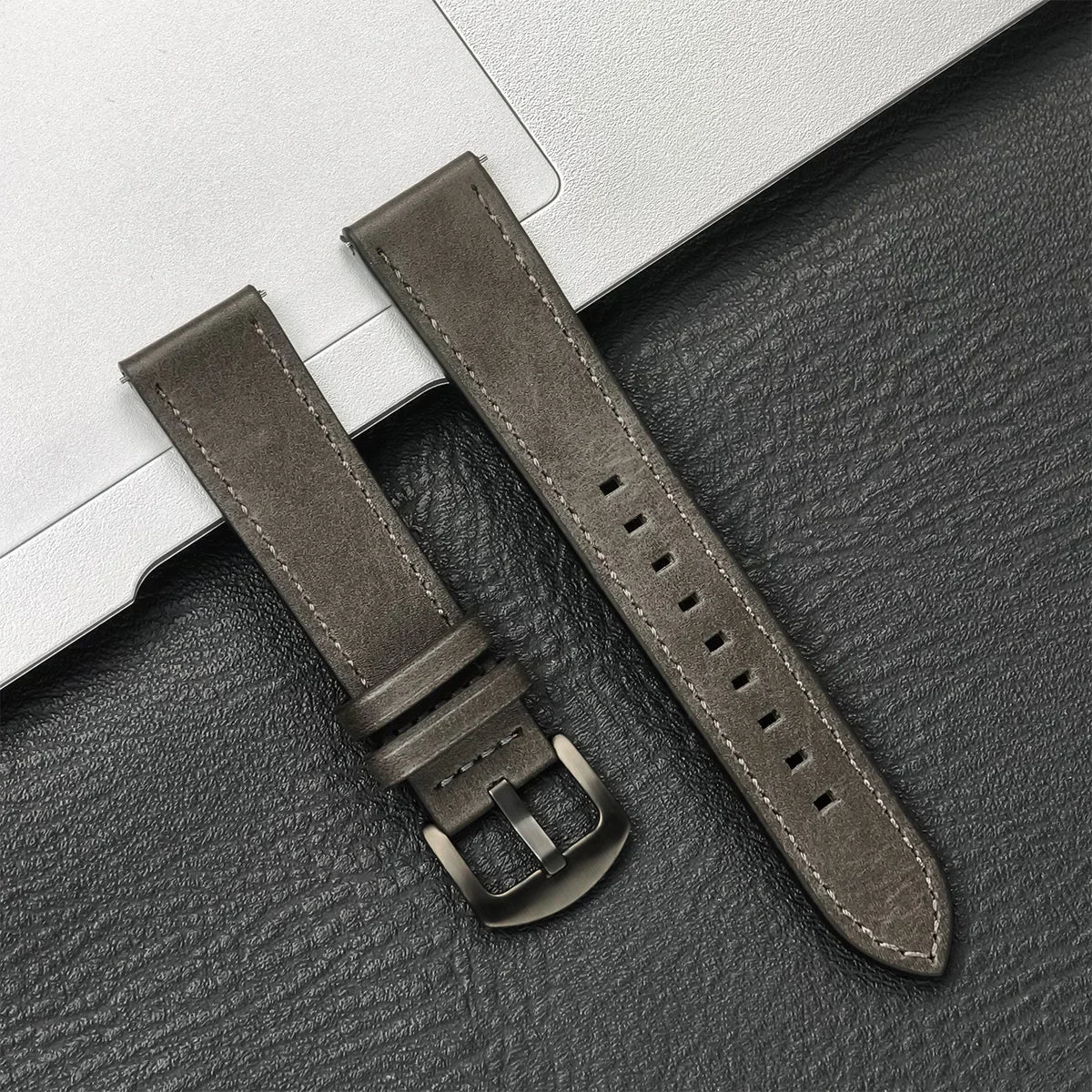 Premium Leather Watch Band Compatible With Galaxy Watch 6 & Galaxy Watch 6 Classic
