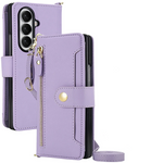 Shockproof Zipper Wallet Folio with Kickstand for Samsung Galaxy Z Fold 6