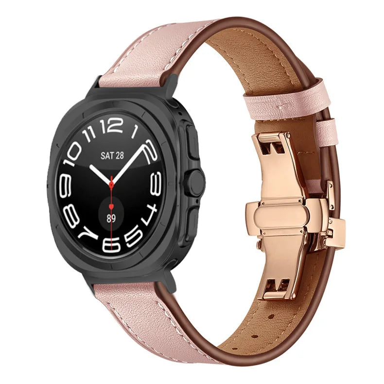 Classic Leather Strap for Samsung Galaxy Watch Ultra and Samsung Galaxy Watch Ultra (2025)