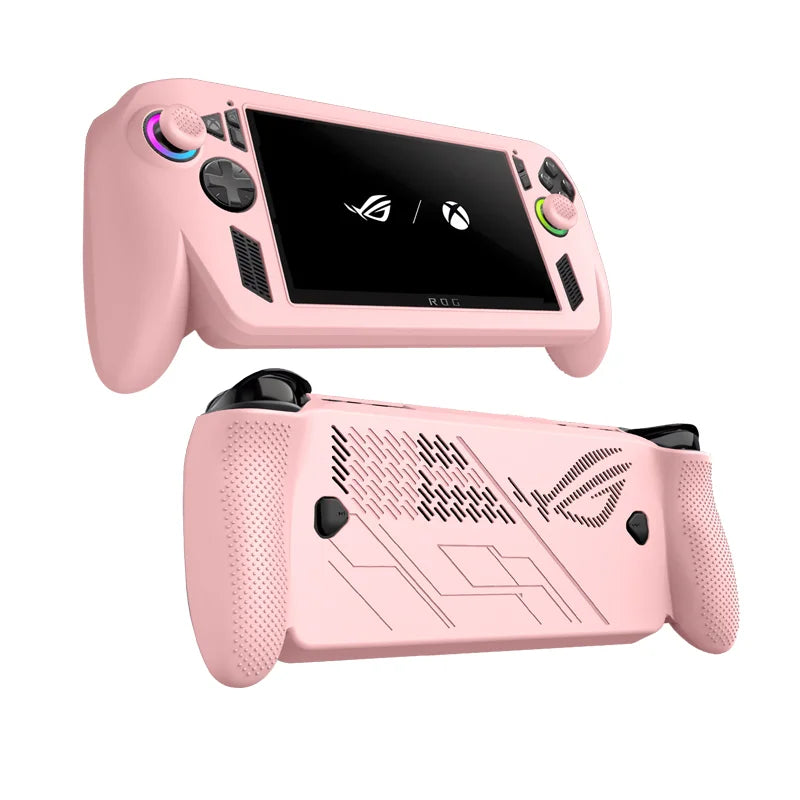 Silicone Protective Case for ASUS ROG Ally X with Rocker Caps