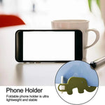 Mini Elephant Foldable Phone Stand with Keychain Design