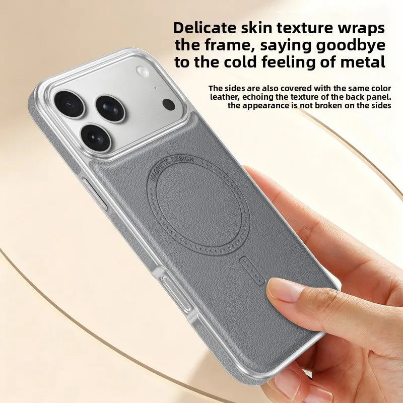Leather MagSafe Case with Integrated Ring for iPhone 18 Series