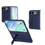 Soft-Touch Silicone Kickstand Case with Integrated Finger Ring Strap for iPhone Duo