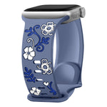 Soft Engraved Silicone Strap for Apple Watch