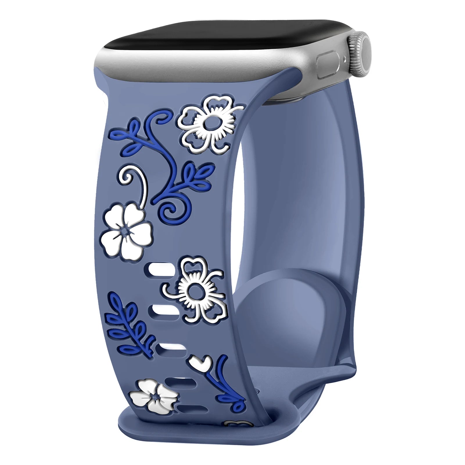 Soft Engraved Silicone Strap for Apple Watch