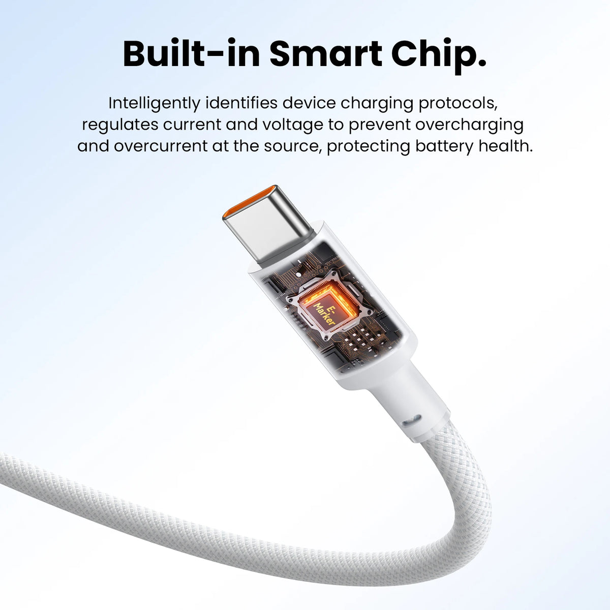 Vention 100W USB Type-C Braided Cable With Graphene Construction