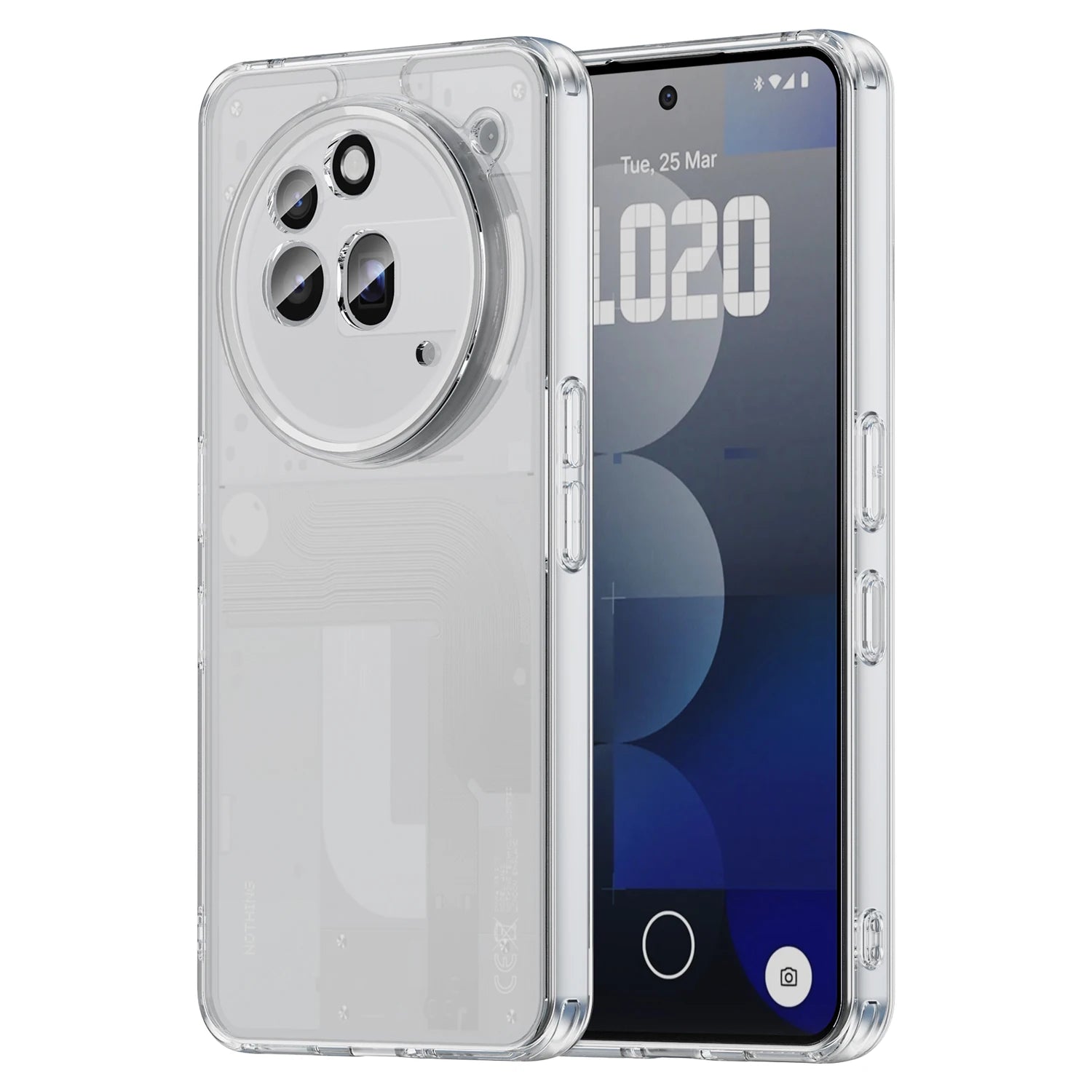 Clear Shockproof Magnetic Case for Nothing Phone 3a Pro
