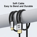 Hagibis Mini DisplayPort to DisplayPort 1.4 Cable