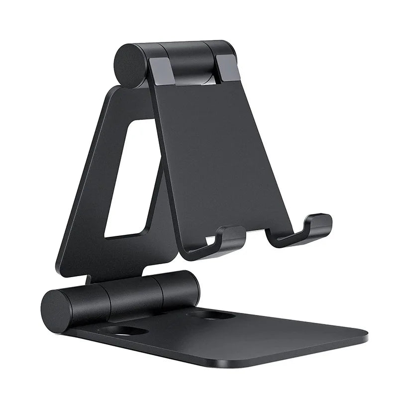 Universal Foldable Phone Stand with Dual Folding Design