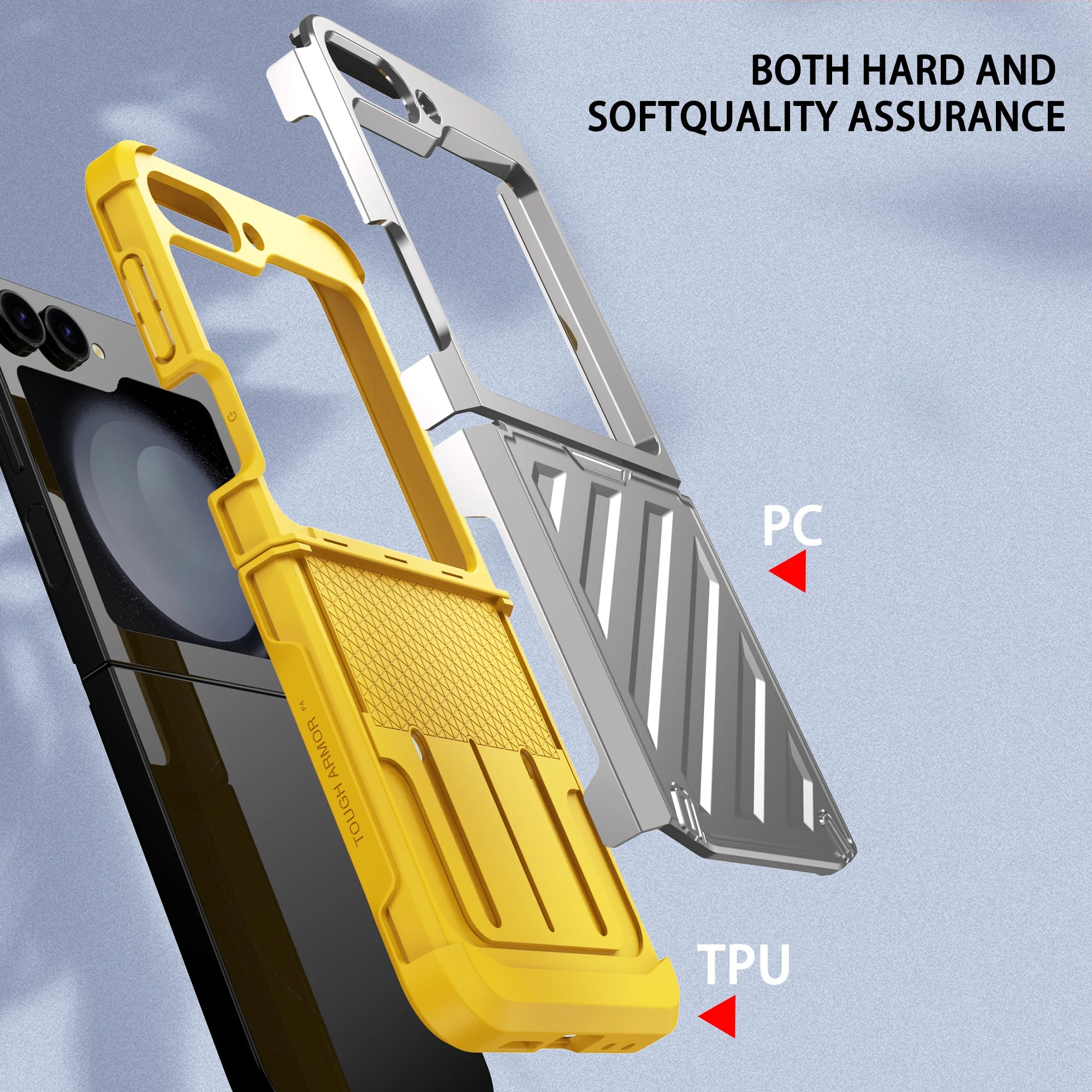 Premium Electroplated Hinge Protective Cover for Samsung Galaxy Z Flip 5