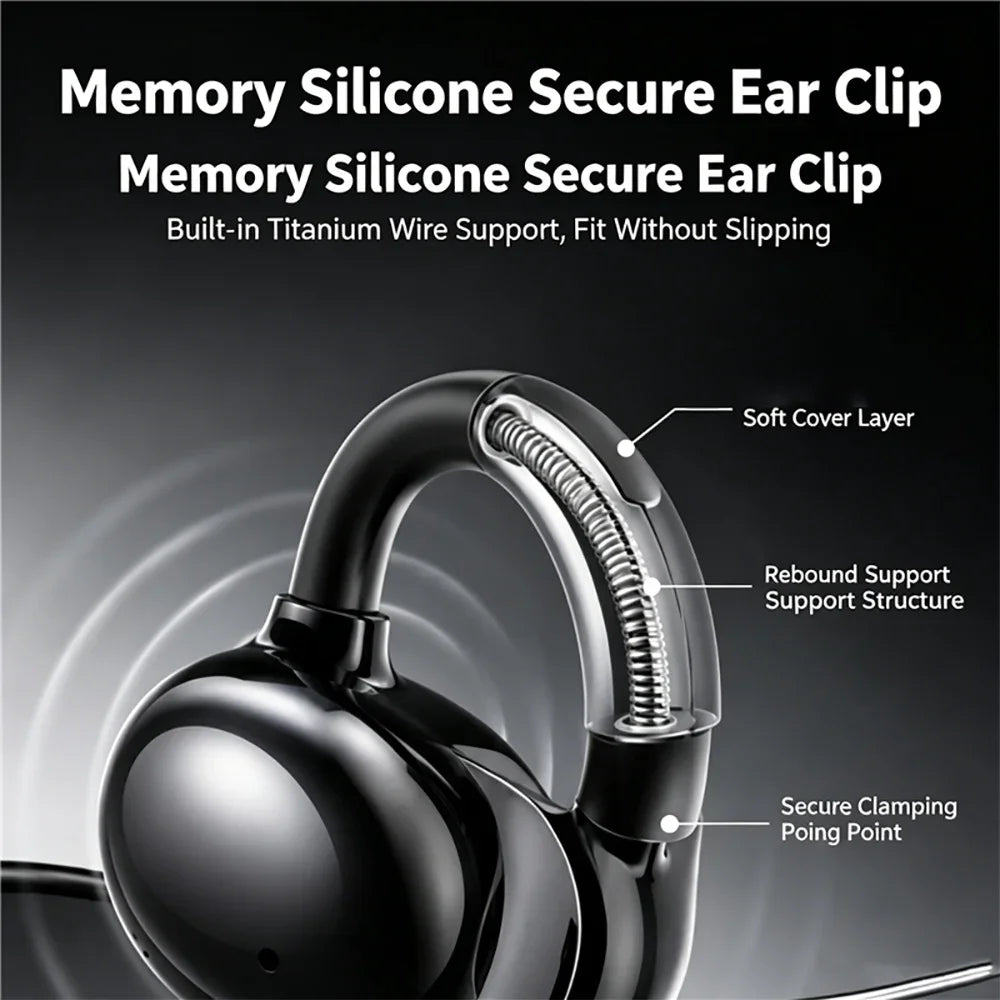 KEBIDUMEI Bluetooth 6.0 Ear Clip Earbuds